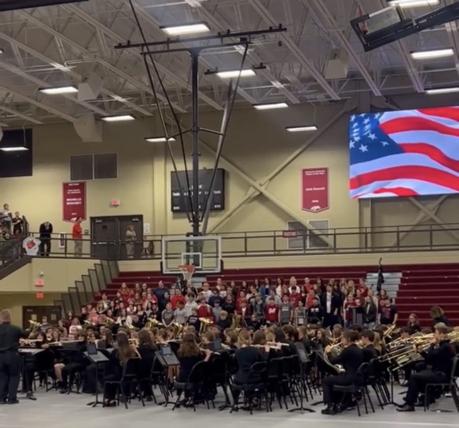McCracken Choir Performs at the Veterans Day Program