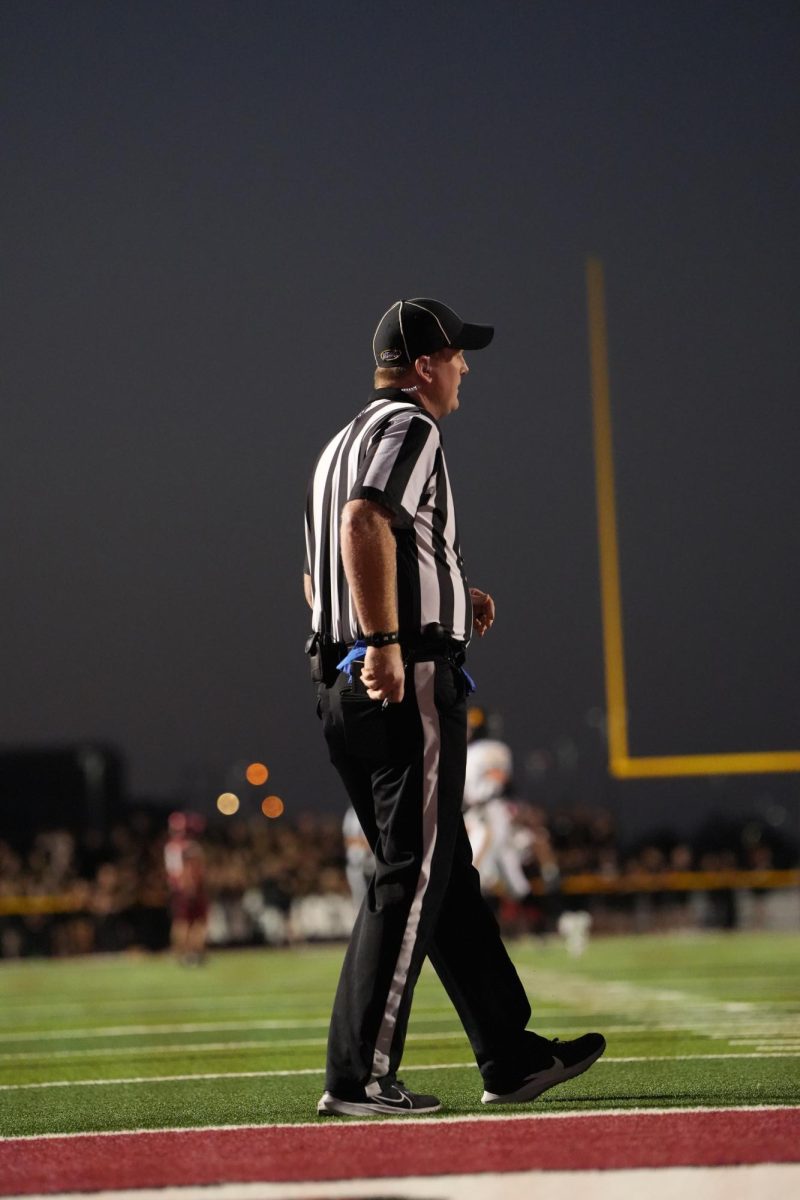 Nice solo photo of a ref during Mccracken Vs. Murray game. 