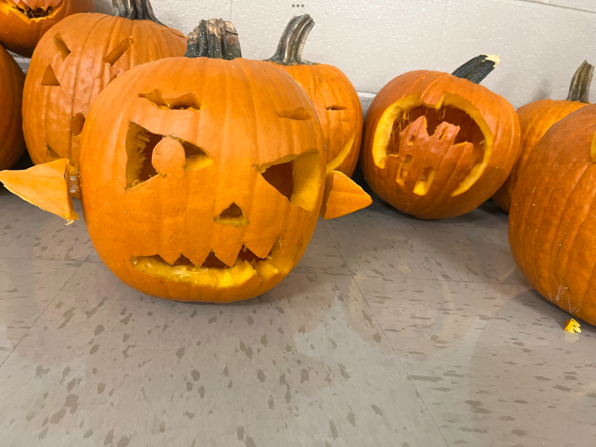 Its fall at McCracken County High school. Mrs.Oryans 2nd hour class is all about the season. The students had brought their pumpkins and carved them into their own personal designs. "I really enjoyed this activity, I was able to get really creative and socialize. I'm glad I was given this opportunity.  