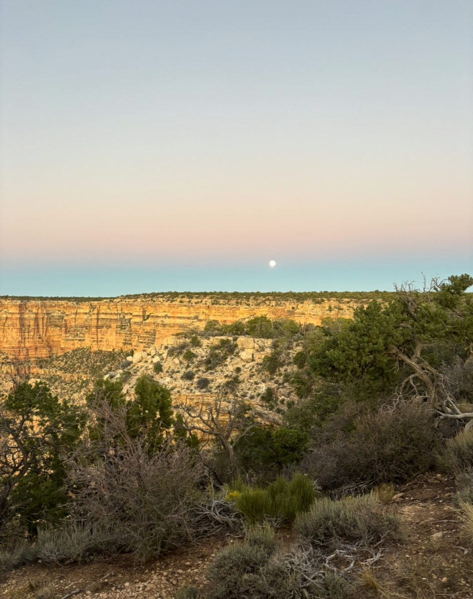 The sun setting over the Grand Canyon. My whole family took a guided tour of the Grand Canyon in the last days of our trip."I had never seen the Grand Canyon before and it was marvelous to experience.", said Brody Franklin. 